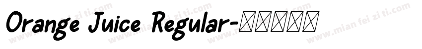 Orange Juice Regular字体转换